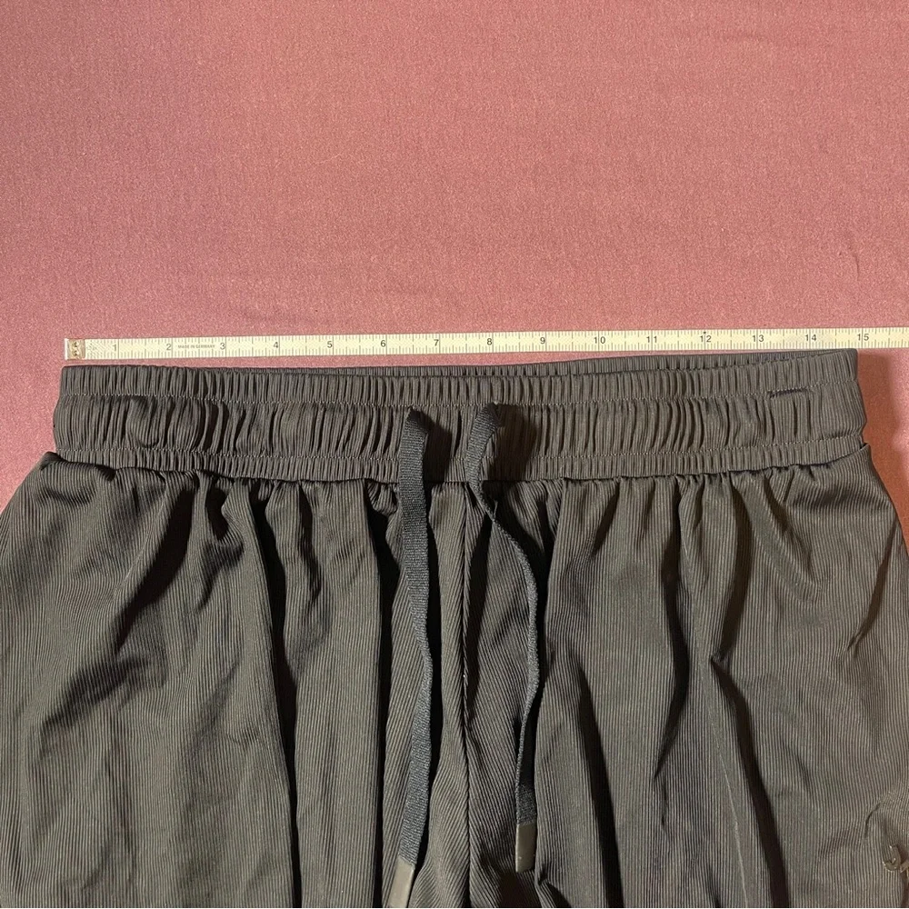 JoyLab High Rise Flowy Shorts Pockets Black - Size Medium Drawstrings Skirt Look - Picture 3 of 7